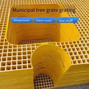 Fiberglass Grating, Marine Platform and Ship Deck Grating, Trench Grid Cover, Photovoltaic Power Generation Passage thumbnail-3