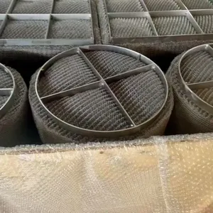 304 Stainless Steel Knitted Wire Mesh Demister Gas-Liquid Separation Filter Screen With Welding & Bending Services thumbnail-4