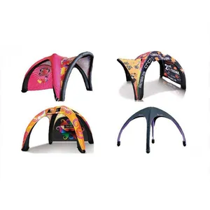 Custom Dome Tent Custom Inflatable Tents 10 x 10 FT One-stop Event Solution Inflatable Advertising Tent With Banner Flag thumbnail-1