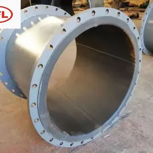 Mining and Power Plant Use Steel Lined Natural Rubber Wear-Resistant Pipe thumbnail-1