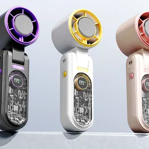 Mini Cooling Gadget Fan, 199-speed High-speed Ice-compressing Handheld Fan（Wechat:13510231336） thumbnail-1