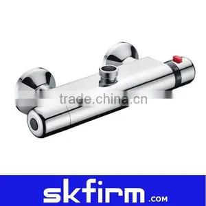 European Thermostatic Bathroom Shower Faucet Mixer Tap thumbnail-1