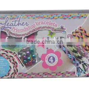 New Products 2016 Factory Price China Wholesale Faux Leather Friendship Bracelet for Kids thumbnail-1