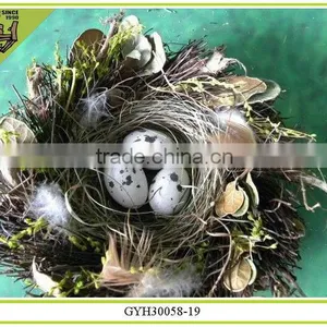 2016 New Design Handmade Easter Decorative Egg Nest in Natural Material thumbnail-1