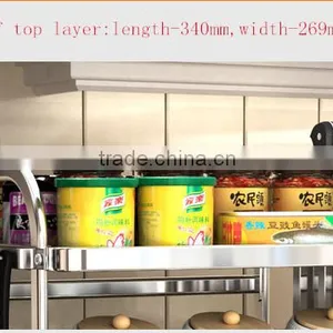 Width 269mm Stainless Kitchen Rack thumbnail-6