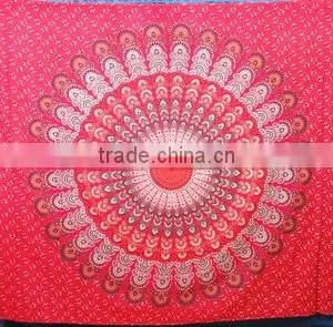Printed Bed Sheets Cotton Mandala Tapestry thumbnail-2
