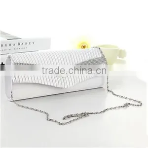 Hot Sale Korea Rhinestone Evening Bag Shoulder Bag With Chain thumbnail-3