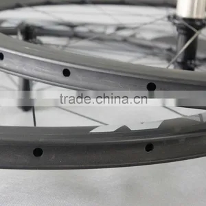 56mm Clincher Carbon Bicycle Wheels 27mm Width Road Bike Wheelset R13 Hubs Sapim CX-Ray Spokes 56C thumbnail-6