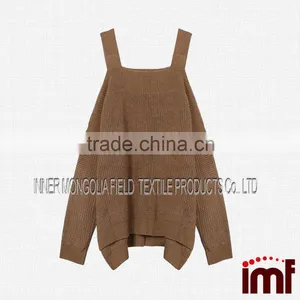 Cashmere Long Sleeve Side Split Sweater thumbnail-1