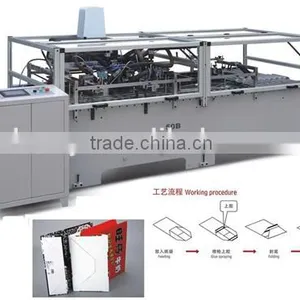 Shopping Carry Paper Bag Making Machine/Automatic Brown Kraft Paper Bag Making Machine/square Bottom Paper Bag Making Machine thumbnail-2