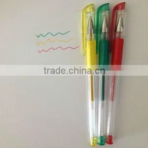 Factory Direct-selling 100''high Quality Multi-color Ballpoint Flash Ink Pen thumbnail-3