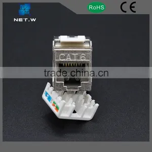 Cat 6 Wall Jack FTP Tooless Ethernet Keystone Jack, Patch Panel Keystone thumbnail-6