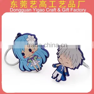 Complex Soft PVC Japanese Animation Keychain thumbnail-1