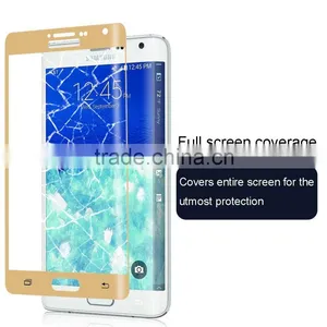 Keno For Samsung Galaxy Note Edge Full Cover Tempered Glass Screen Protector / Full Curved Edge Tempered Glass for Note Edge thumbnail-2