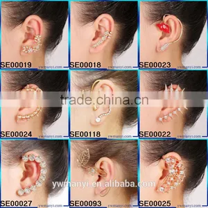 Hot Selling High Quality Five Workmanship Popular Cheap Opals Alloy Ear Cuff thumbnail-3