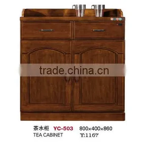 Best Price Traditional Tea Tall Wood Cabinet Factory Sell Directly YC503 thumbnail-1