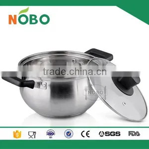 NOBO New Arrival Stainless Steel Stock Pot With Capsule Bottom thumbnail-3