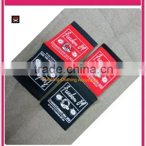 Brand Clothing Woven Label ,loop Fold Woven Labels thumbnail-1