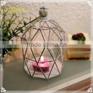 Antique Wrought Iron Candlestick Cage as Promotion Birthday Gift thumbnail-1