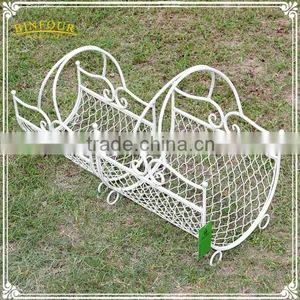 Custom Unique White Metal Magazine Rack for Table Side thumbnail-3