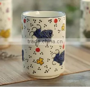Japanese And Wind Beautifully Hand-Painted Ceramic Cup C02 thumbnail-5