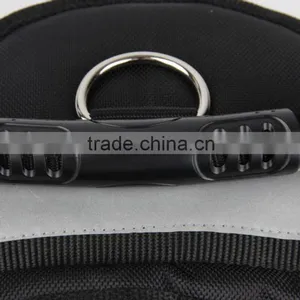 Durable Pet Harness With Reflective Band Black Dog Harness thumbnail-2