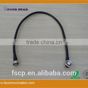 1/2'' Superflexible Cable Assembly With 7/16 Plug to 7/16 Plug Right Angle Connector thumbnail-1