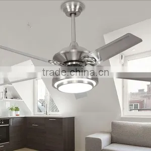 Dinning Room/living Room Stainless Stell Ceiling Fan Light thumbnail-1