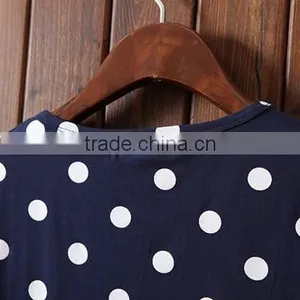 Online Shopping India Wholesale Women's High Quality Cheap Cotton Dot t Shirt thumbnail-5