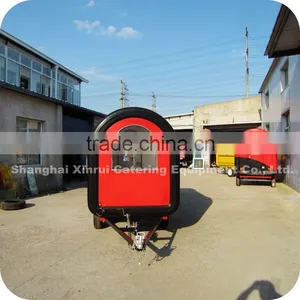 2013 Best-Selling Mobile Hot Dog Chips Sausage Food Snack Cart Trailer With Towbar XR-FC220 B thumbnail-1
