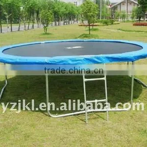 12FT Big Outdoor Spring Trampoline With Ladder thumbnail-1