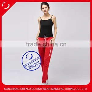 Wholesale Custom Women Spandex Cotton Jogger Pants thumbnail-1