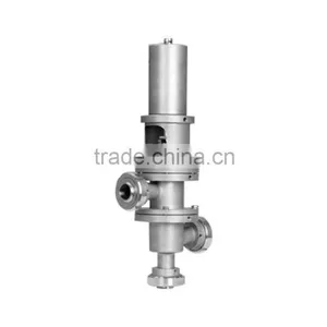 SS304 SS316L Sanitary Stainless Steel 3-way Divert Seat Valve thumbnail-1