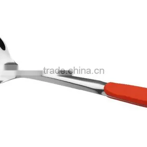 Best Selling Stainless Steel Soup Ladle With Plastic Handle thumbnail-3