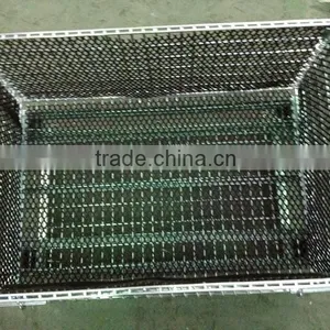 Galvanized Storage Cages/Box, Stackable Storage Container thumbnail-1