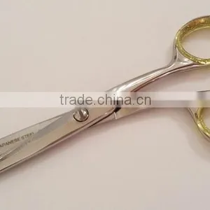 Golden Color Stainless Steel Barber Scissor/custom Golden Color Stainless Barber Scissor thumbnail-2