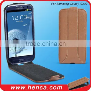 Newest Version Flip Real Leather Case for Galaxy I9300 thumbnail-1