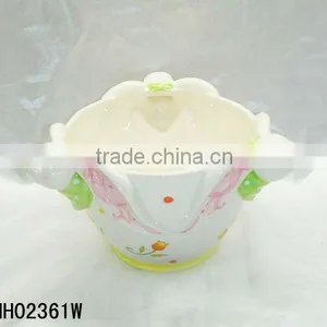 Easter Rabbit Ceramic Pots Small thumbnail-1