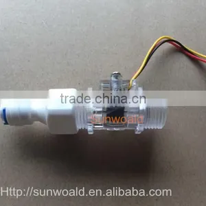 DN15 G1/2" Rate 1~30L/min Hall Magnetic Plastic Home Water Flow Sensor for Water Heater thumbnail-3