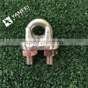 A Type Yellow Zinc Plated Malleable Wire Rope Clip thumbnail-1