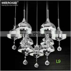LED Crystal Liner Pendant Light Pendant Lamp Modern Pendant Light Fixtures MD2584 L9 thumbnail-1