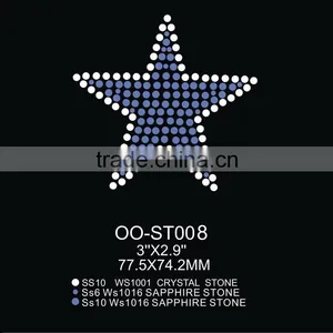 Saphire Five - Pointed Star Sticker Design thumbnail-1