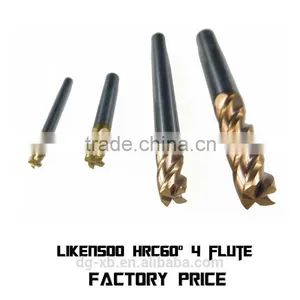 2015 Liken Hot Sale Cnc Drill Bits 2 Flute Tungsten Carbide Machinist Drill Bit Set thumbnail-2