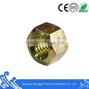 Lock Nut ISO7042 Carbon Steel Zinc Yellow M12 thumbnail-2