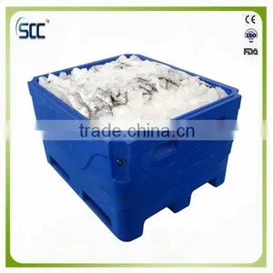 1000L Rotomolded Plastic Seafood Fish Transport Container, Made of Environmental PE Quality Choice thumbnail-1