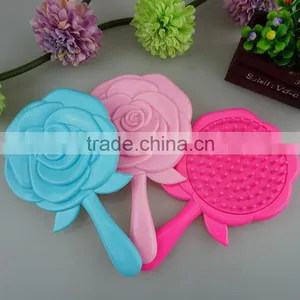 Flower Shape Hair Comb Colorful Hair Brush Plastic Hair Accessories thumbnail-5