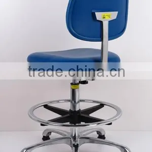 ESD Anti Static Chair Lab Cleanroom Chair PU Leather Chair thumbnail-4