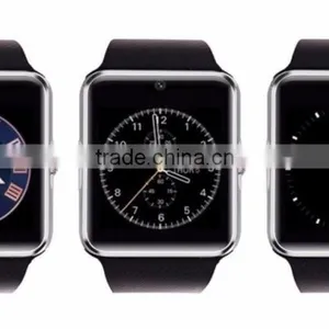 GT08 Smart Watch Compatible Platform IOS Android With Pedometer Camera Monitoring Sleep Sedentary Reminder for IPhone Samsung Ga thumbnail-2