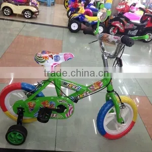 Colorful Children Baby Kids Bike With 10 Inch Aluminum Alloy Rim thumbnail-1