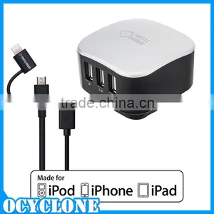 2016 Cell Phone Travel Charger With 3 Usb for Iphone 6s thumbnail-1